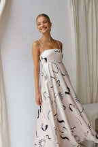 Summer Fashion Backless Sling Dress