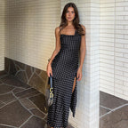 Vintage Polka Dot Bracelet Sleeve Dress - Breezy Women's Summer Hit
